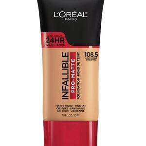 L'Oreal Paris Infallible Pro Matte Foundation: 108.5 Honey Bisque